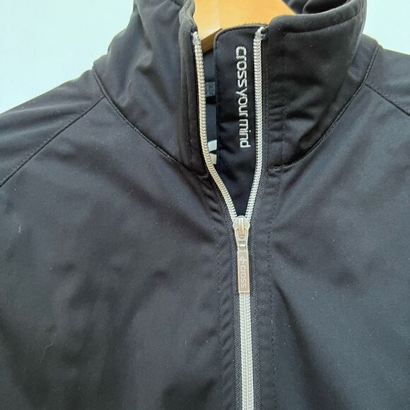 Cross Golf Sportswear Windbreaker Jacket Sweden Water Resistant Black Women’s M - Picture 3 of 13